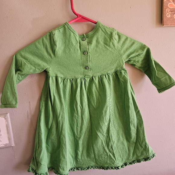 J. Khaki Kids Pullon Button in the back Green Dress with Scotties on the… - Picture 3 of 4